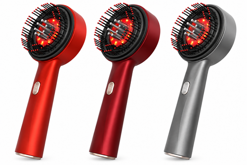 Peigne Massant LED — Lumière rouge 630 nm