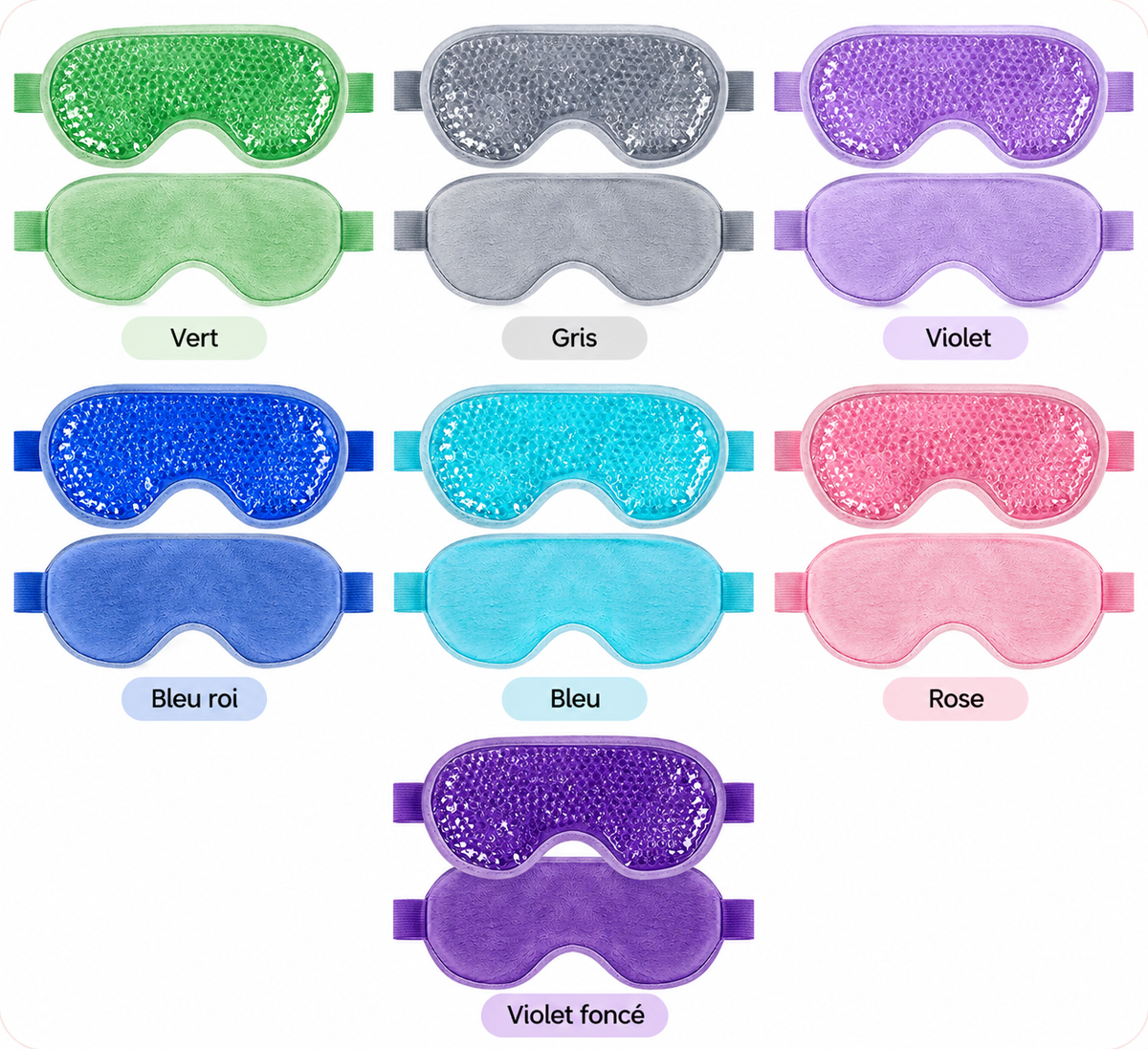 Masque Froid Réutilisable — Yeux & visage