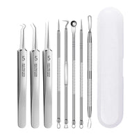 Kit Extracteur de Comédons — 8 pièces acier inoxydable