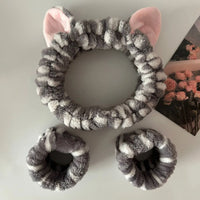 Set Bandeau & Bracelets Peluche — Routine skincare