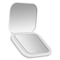 Miroir de Poche LED — Grossissant 2× ou 10×