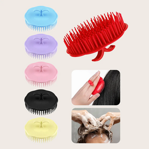 Brosse Massante Cuir Chevelu — Silicone