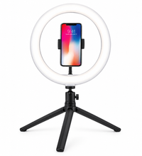 Ring Light LED 26 cm avec Trépied – Éclairage Réglable pour Maquillage, Beauté & Photos