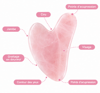 Gua Sha Pierre Naturelle — Jade ou Quartz